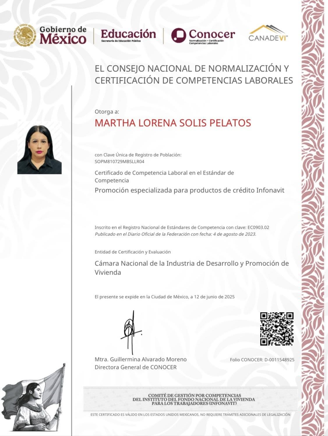 Certificación CONOCER