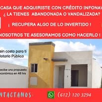 Casa con adeudo Infonavit